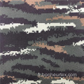 Tissu militaire de camouflage en polyester ignifuge